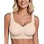 Supportive Wireless Push Up Bra Full Coverage