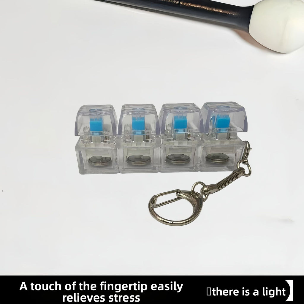 RGB Luminous Decompression Keychain