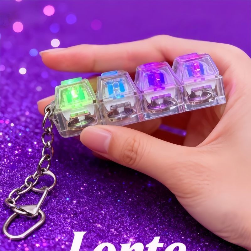 RGB Luminous Decompression Keychain
