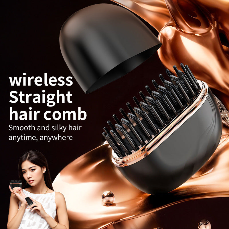 Cordless Hair-Straightening Comb