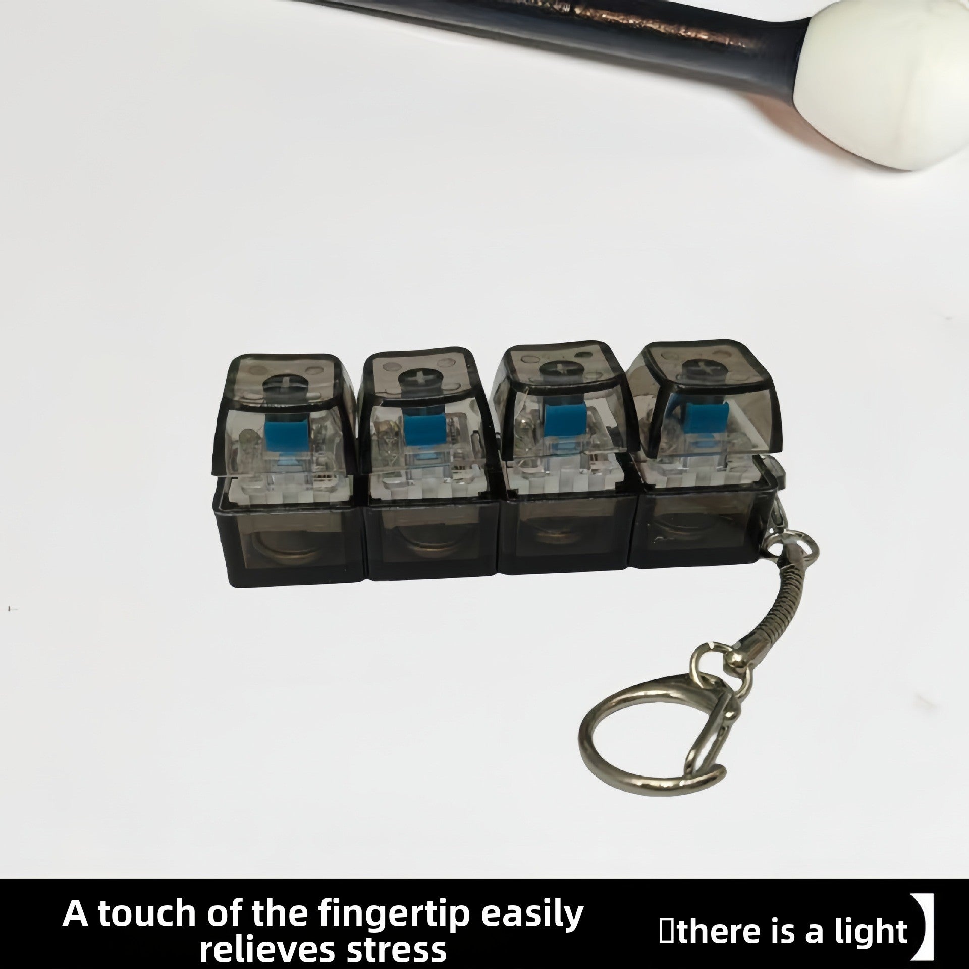 RGB Luminous Decompression Keychain