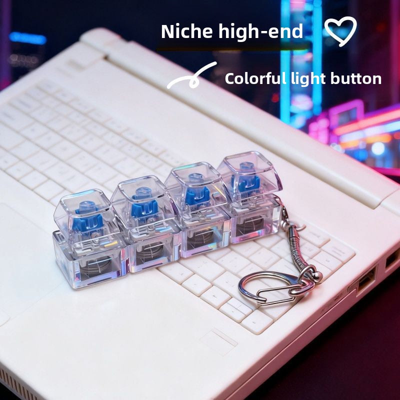 RGB Luminous Decompression Keychain