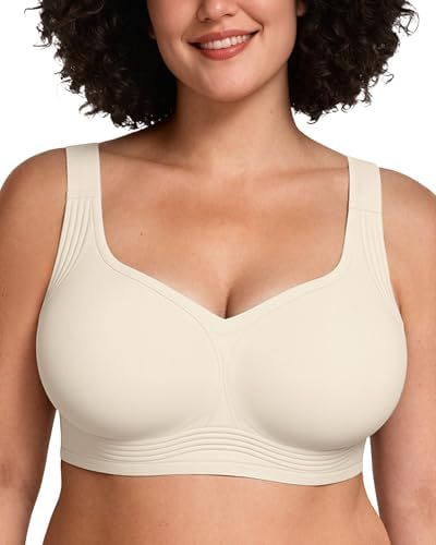 Supportive Wireless Push Up Bra Full Coverage